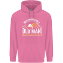 An Old Man Tennis Racket Player Mens 80% Cotton Hoodie Azelea