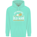 An Old Man Tennis Racket Player Mens 80% Cotton Hoodie Peppermint