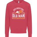 An Old Man Tennis Racket Player Mens Sweatshirt Jumper Heliconia