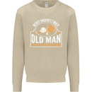 An Old Man Tennis Racket Player Mens Sweatshirt Jumper Sand
