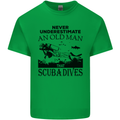 An Old Man That Scuba Dives Diver Dive Mens Cotton T-Shirt Tee Top Irish Green