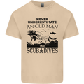 An Old Man That Scuba Dives Diver Dive Mens Cotton T-Shirt Tee Top Sand