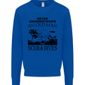 An Old Man That Scuba Dives Diver Dive Mens Sweatshirt Jumper Royal Blue