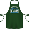 An Old Man That Scuba Dives Diver Diving Cotton Apron 100% Organic Forest Green