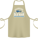 An Old Man That Scuba Dives Diver Diving Cotton Apron 100% Organic Khaki