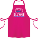 An Old Man That Scuba Dives Diver Diving Cotton Apron 100% Organic Pink