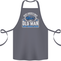 An Old Man That Scuba Dives Diver Diving Cotton Apron 100% Organic Steel