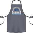 An Old Man That Scuba Dives Diver Diving Cotton Apron 100% Organic Steel
