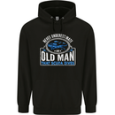 An Old Man That Scuba Dives Diver Diving Mens 80% Cotton Hoodie Black