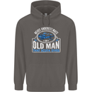 An Old Man That Scuba Dives Diver Diving Mens 80% Cotton Hoodie Charcoal