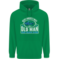 An Old Man That Scuba Dives Diver Diving Mens 80% Cotton Hoodie Irish Green