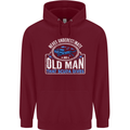 An Old Man That Scuba Dives Diver Diving Mens 80% Cotton Hoodie Maroon