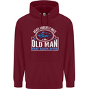 An Old Man That Scuba Dives Diver Diving Mens 80% Cotton Hoodie Maroon