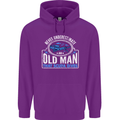 An Old Man That Scuba Dives Diver Diving Mens 80% Cotton Hoodie Purple