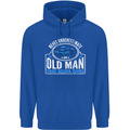 An Old Man That Scuba Dives Diver Diving Mens 80% Cotton Hoodie Royal Blue