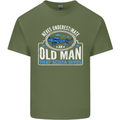 An Old Man That Scuba Dives Diver Diving Mens Cotton T-Shirt Tee Top Military Green