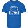 An Old Man That Scuba Dives Diver Diving Mens Cotton T-Shirt Tee Top Royal Blue