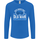 An Old Man That Scuba Dives Diver Diving Mens Long Sleeve T-Shirt Royal Blue