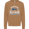 An Old Man That Scuba Dives Diver Diving Mens Sweatshirt Jumper Caramel Latte