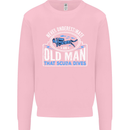 An Old Man That Scuba Dives Diver Diving Mens Sweatshirt Jumper Light Pink