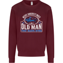 An Old Man That Scuba Dives Diver Diving Mens Sweatshirt Jumper Maroon
