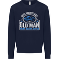 An Old Man That Scuba Dives Diver Diving Mens Sweatshirt Jumper Navy Blue