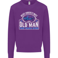 An Old Man That Scuba Dives Diver Diving Mens Sweatshirt Jumper Purple