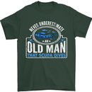 An Old Man That Scuba Dives Diver Diving Mens T-Shirt Cotton Gildan Forest Green