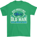 An Old Man That Scuba Dives Diver Diving Mens T-Shirt Cotton Gildan Irish Green