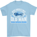 An Old Man That Scuba Dives Diver Diving Mens T-Shirt Cotton Gildan Light Blue