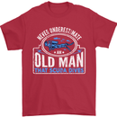 An Old Man That Scuba Dives Diver Diving Mens T-Shirt Cotton Gildan Red