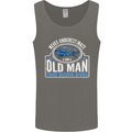 An Old Man That Scuba Dives Diver Diving Mens Vest Tank Top Charcoal