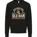 An Old Man With Boxing Gloves Funny Boxer Mens Sweatshirt Jumper Black