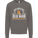 An Old Man With Boxing Gloves Funny Boxer Mens Sweatshirt Jumper Charcoal