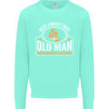An Old Man With Boxing Gloves Funny Boxer Mens Sweatshirt Jumper Peppermint