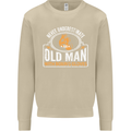 An Old Man With Boxing Gloves Funny Boxer Mens Sweatshirt Jumper Sand