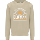 An Old Man With Boxing Gloves Funny Boxer Mens Sweatshirt Jumper Sand