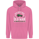 An Old Man With a 4x4 Off Roading Off Road Mens 80% Cotton Hoodie Azelea