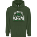 An Old Man With a 4x4 Off Roading Off Road Mens 80% Cotton Hoodie Forest Green