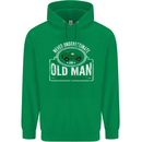 An Old Man With a 4x4 Off Roading Off Road Mens 80% Cotton Hoodie Irish Green