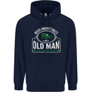 An Old Man With a 4x4 Off Roading Off Road Mens 80% Cotton Hoodie Navy Blue