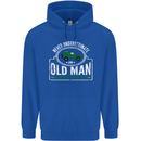 An Old Man With a 4x4 Off Roading Off Road Mens 80% Cotton Hoodie Royal Blue