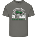 An Old Man With a 4x4 Off Roading Off Road Mens Cotton T-Shirt Tee Top Charcoal