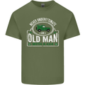 An Old Man With a 4x4 Off Roading Off Road Mens Cotton T-Shirt Tee Top Military Green
