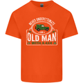 An Old Man With a 4x4 Off Roading Off Road Mens Cotton T-Shirt Tee Top Orange