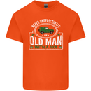 An Old Man With a 4x4 Off Roading Off Road Mens Cotton T-Shirt Tee Top Orange