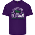 An Old Man With a 4x4 Off Roading Off Road Mens Cotton T-Shirt Tee Top Purple