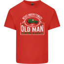 An Old Man With a 4x4 Off Roading Off Road Mens Cotton T-Shirt Tee Top Red