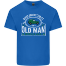 An Old Man With a 4x4 Off Roading Off Road Mens Cotton T-Shirt Tee Top Royal Blue