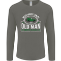 An Old Man With a 4x4 Off Roading Off Road Mens Long Sleeve T-Shirt Charcoal